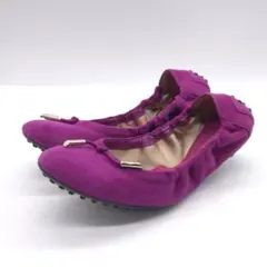 TOD'S トッズ バレエシューズ 36.5 約 23.5cm パープルのサムネイル