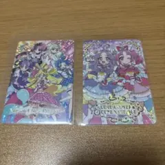 プリキュア　キラキラカードグミ　バトンタッチ　P16　 P17