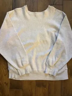 Champion 80s頃 目無し スウェット バック刺繍 一点もの グレー