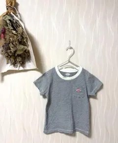 DANTON ボーダー ポケットTシャツ ダントン Mのサムネイル