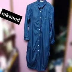 nikoandデニムワンピース