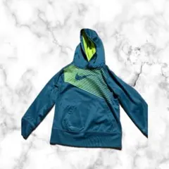 Nike パーカー 130cmグレー/ライムグリーン