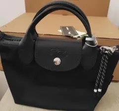 [新品未使用 ] LONGCHAMP ハンドバッグブラック-XSのサムネイル