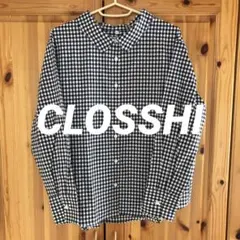 クロッシー　しまむら　黒白トップス　シャツ　ブラウス