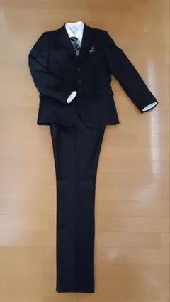 卒業式 男の子 スーツ シャツ ネクタイ付き160