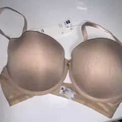 GU ベージュ D75 ブラジャー