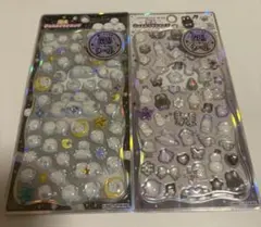 ジュエルプチドロ　シール　光る　シマエナガ　しろくろドロップ