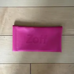 Zoff ピンク メガネケース