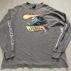 SANTA CRUZ｜サンタクルーズ　スカルプリントロングTシャツ　袖プリントのサムネイル