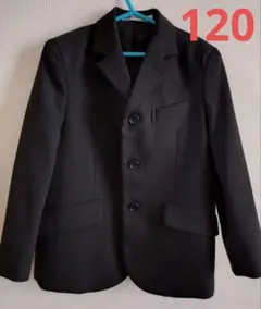 【美品】oliver house ブラック スーツ・ブレザー 120cm