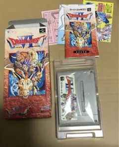 【完品】ドラゴンクエストVI 幻の大地 スーパーファミコン 箱説明書付属品付き