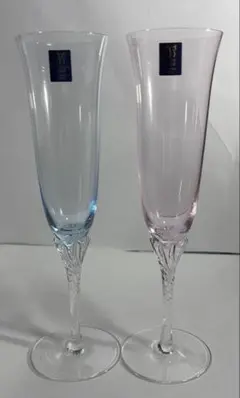 東洋佐々木ガラス　シャンパングラス 2個セット
