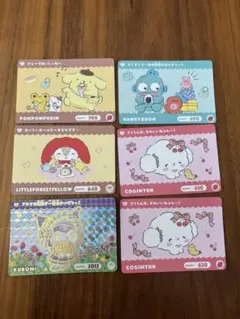 サンリオキャラクターズ 2 カードダス 6枚セット ゴールドプリズム　クロミのサムネイル
