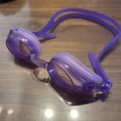 パープル スイミングゴーグル 調整可能