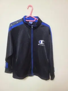 Champion ジャージ ブラック/ブルー