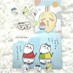 ちいかわ　 ハチワレ　 うさぎ　 ポストカード ブロマイド フラットシール