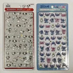 【未開封】ボンボンドロップシール ミニ ディズニー 101わんちゃん スティッチ