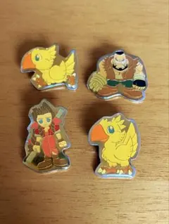 ファイナルファンタジー ピンバッジ 4個セット