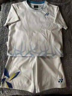 YONEX バドミントンウェアセット ホワイト/ブルー