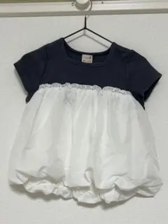 90サイズ　プチマイン　フリルカットソー