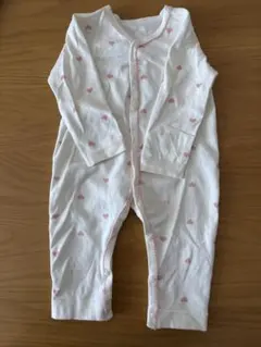 ululu ハートベビーロンパース　73cm