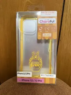 ディズニー　iPhone 12/12 Pro ケース プーさん　黄