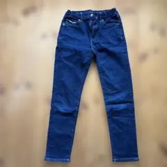 UNIQLO ダークブルー デニムパンツ 140