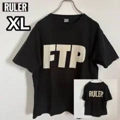 RULER ビッグロゴTシャツ XL ブラック　スケーター　古着　ロゴTシャツのサムネイル