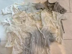 【3月30日まで】ベビー肌着 8枚セット 50-60cm(洗濯済み)