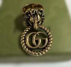 GUCCIライオンロゴ付きリング