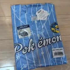 ポケモン WCS限定 ユニフォームシャツ 青 水色 Lサイズ ベースボール