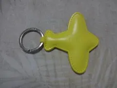 FURLA フルラ 飛行機型 レザー キーホルダー