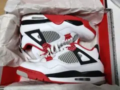 Air Jordan 4 Retro ホワイト/ファイヤーレッド 28.5cm