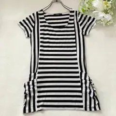 ビッキー　ボーダーチュニックカットソー（2）レーヨン混　ストレッチのサムネイル