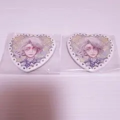 第五人格　ラメキラハート缶バッジ　作曲家