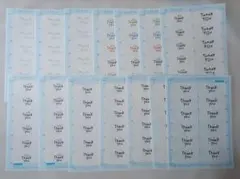 【訳あり】Thank you ステッカー シール まとめ売り ハンドメイド