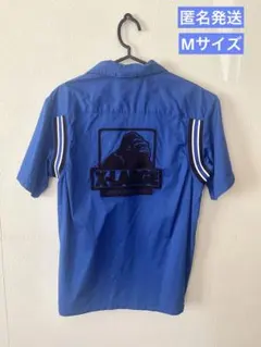 【Mサイズ】X-LARGE ベースボールシャツ ボーリングシャツ 半袖 刺繍のサムネイル