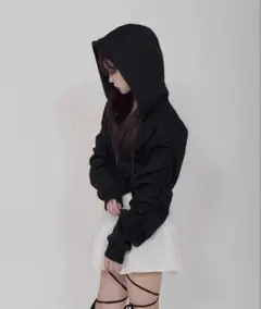 SHORT CORSET HOODIE / ショートコルセットフーディー