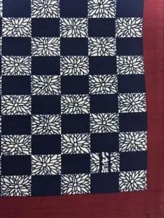 【未使用品】いせ辰　江戸千代紙「角菊小紋」風呂敷 綿100% 日本製　大判