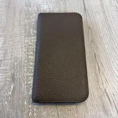 ボナベンチュラ　シュリンクレザー　 iPhone12 手帳型ケース