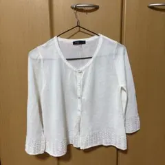 La scene privee ホワイトカーディガン 七分袖のサムネイル
