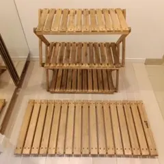 Alpine DESIGN】 木製 3段ラック＆テーブル板 ※本日のみ - メルカリ