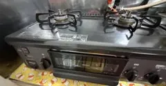 ノーリツ 2バーナーガスコンロ NLC2239CDBAR/L - メルカリ