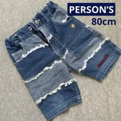 男の子 女の子 ベビー 80cm PERSON’S デニムパンツ ショートパンツ