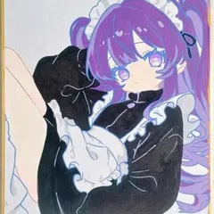 手描き オリジナル イラスト 色紙