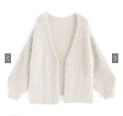 GRL フェザーニットカーディガン kz416