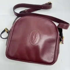 【良品✨️】カルティエ マストライン ショルダーバッグ レザー ゴールド金具
