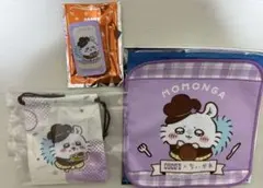 ちいかわ ココス モモンガ 巾着 ミニタオル　スライドケースセット