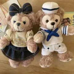 ダッフィー　シェリーメイ　ぬいぐるみバッジ