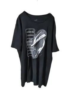 d*2様 PUMA スニーカーグラフィック Tシャツ ブラック